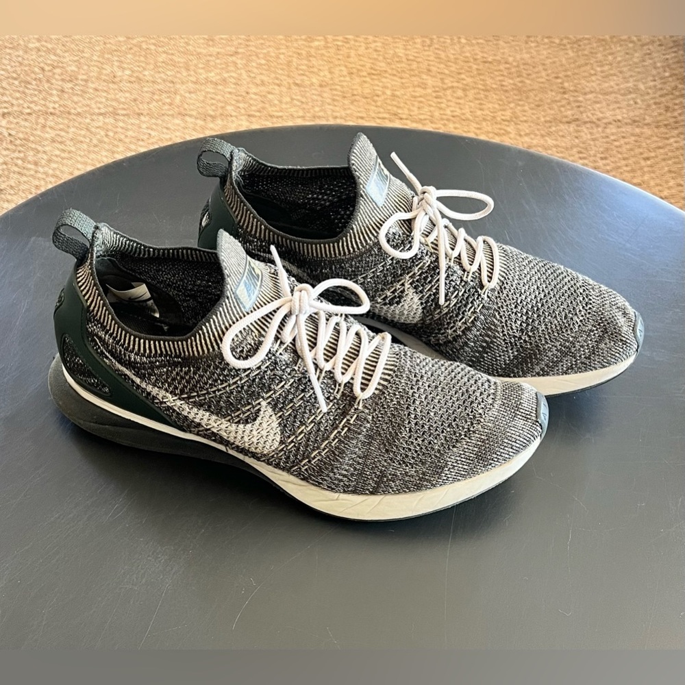 Nike Air Zoom Mariah Flyknit Racer Mens 10.5 918264 Green Running Shoes Sneakers